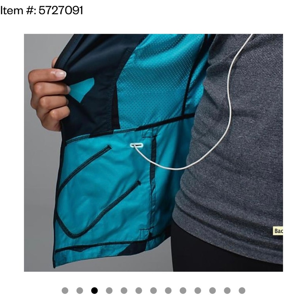 Lululemon Jacket Compact Reflective Activewear Outerw… Gem